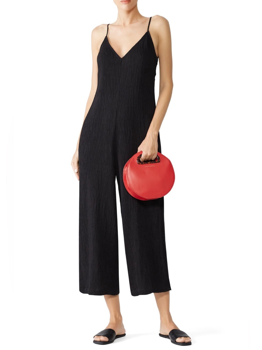 Loeffler Randall Indy Circle Red Crossbody EUC